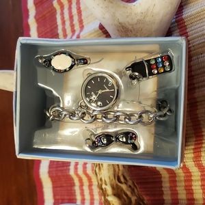 Mudd Charm Watch with charms